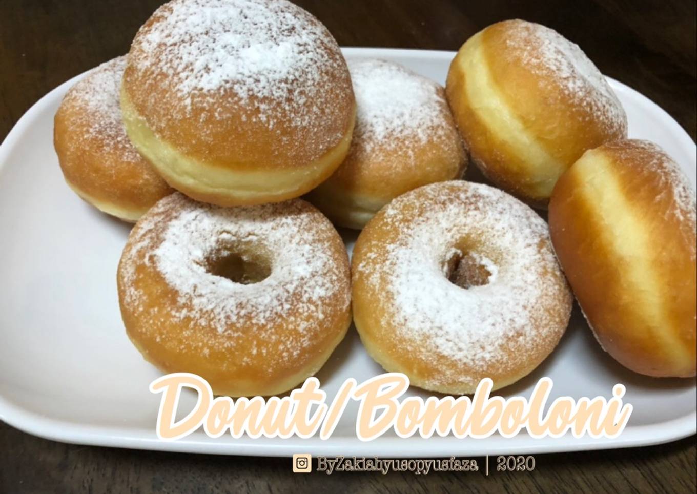 Resepi Donut Bomboloni Yang Lezat Sekali Dan Mudah Resepi Kak Ross