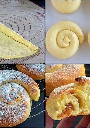Фото Испанские булочки "Ensaimadas".