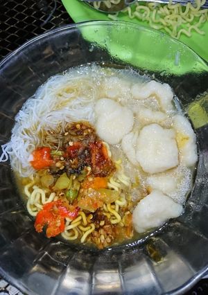Foto resep Tekwan mie campur