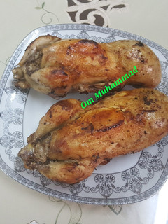 صورة لوصفة دجاج محشي أرز وكبدة وقوانص 🍗