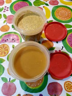 Una foto de Puré de garbanzos y sopa 2 recetas en la misma cocción
