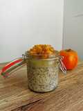 Overnight porridge pomme cannelle
