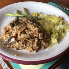 A picture of Porcini Mushroom Risotto.