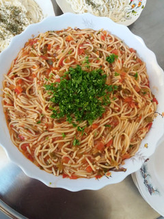 صورة لوصفة معكرونه بالخضار