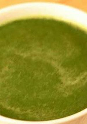 A picture of Spinach soup.