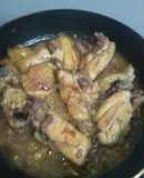 Gà rim mắm tỏi