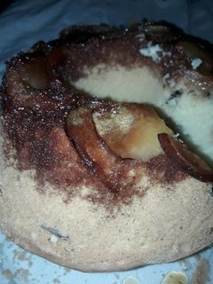Una foto de Torta invertida de manzana🍎