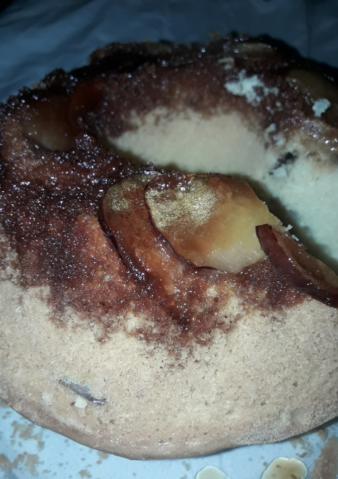 Una foto de Torta invertida de manzana🍎