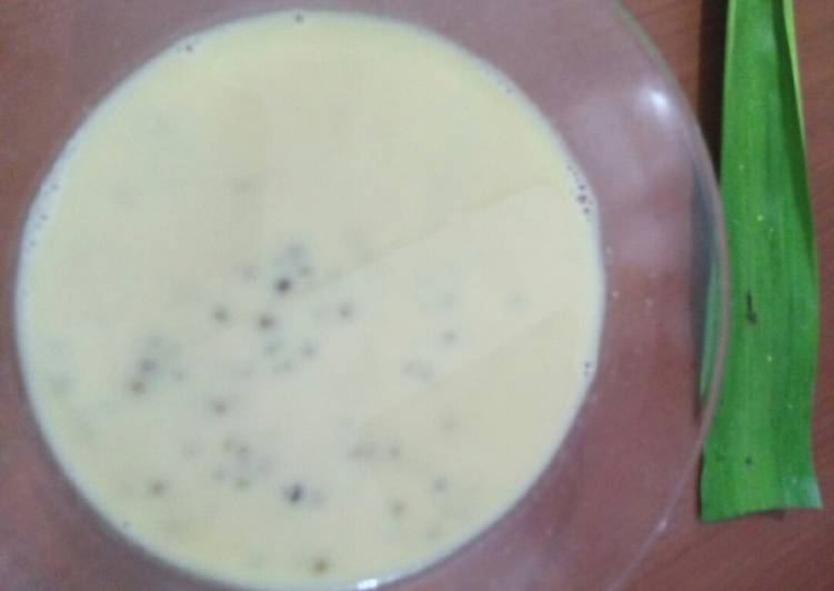 Bagaimana Membuat Bubur kacang hijau susu yang Enak