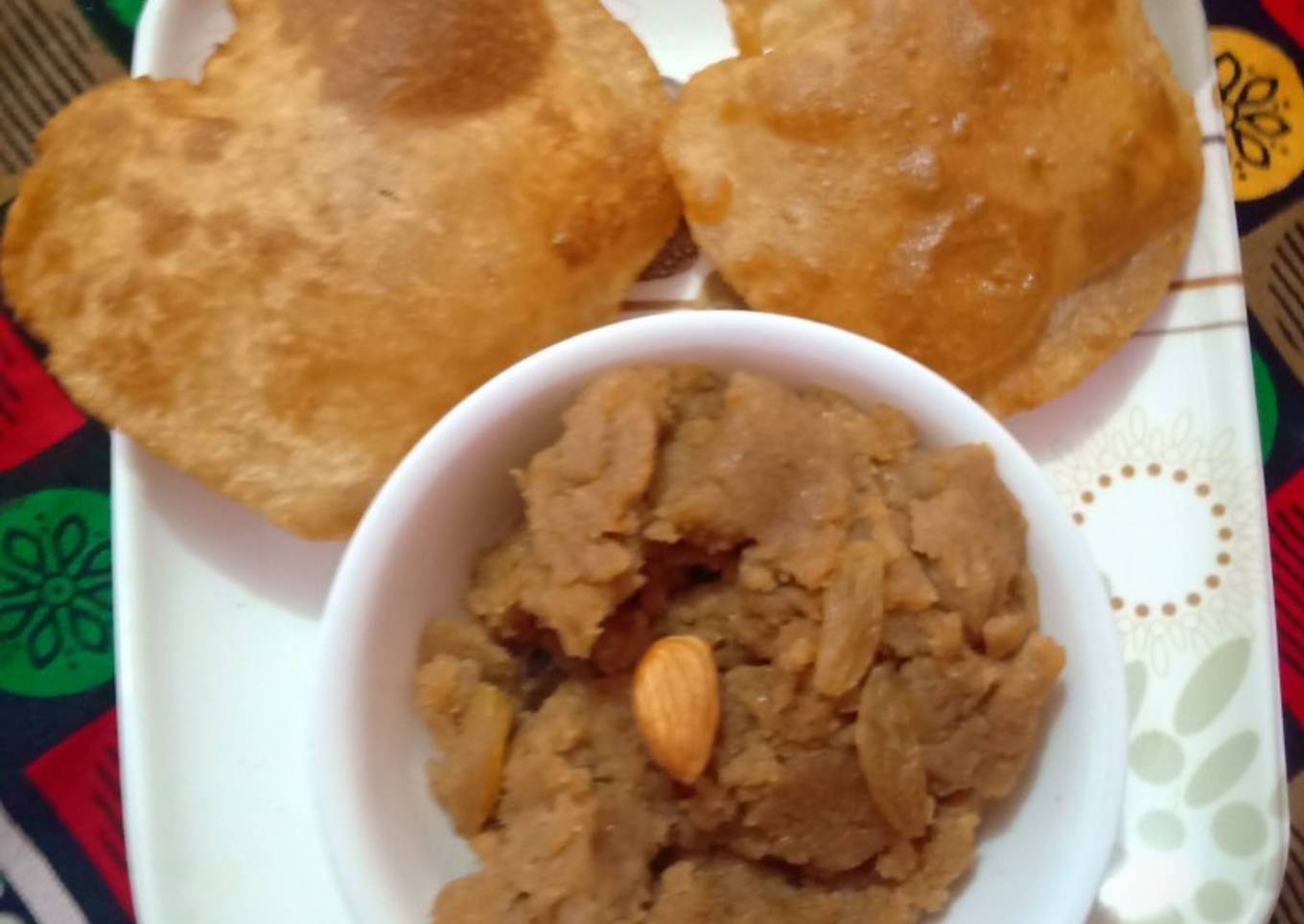 Puri halwa