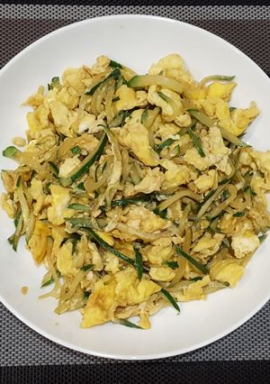 小黃瓜炒蛋 的食譜成品照片