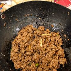 A picture of Keema karahi.