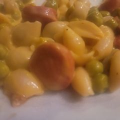 Budget Family Meal-in-One Pot (Meat, Veggie, Noodle and Cheese) A picture of Budget Family Meal-in-One Pot (Meat, Veggie, Noodle and Cheese).