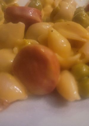 A picture of Budget Family Meal-in-One Pot (Meat, Veggie, Noodle and Cheese).