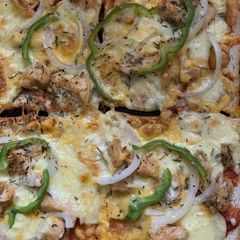 A picture of Pizza bread.