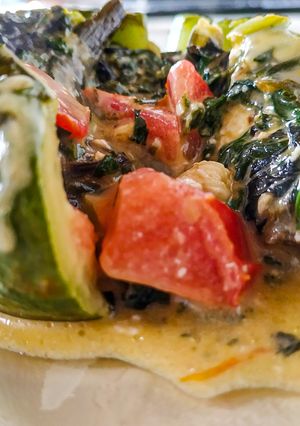 Una foto de Zapallito relleno de vegetales