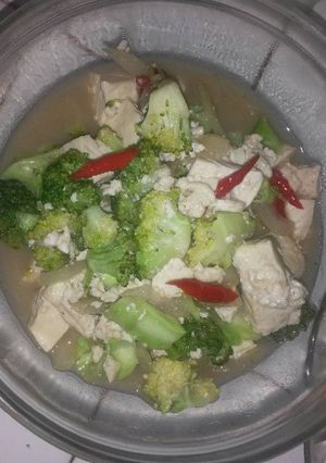 Foto resep Tumis Kuah brokoli tahu