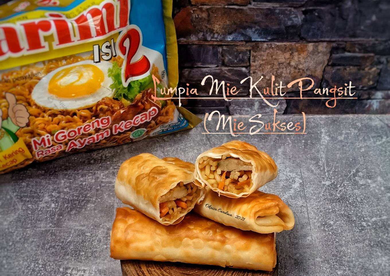 Lumpia Mie Kulit Pangsit (Mie Sukses)