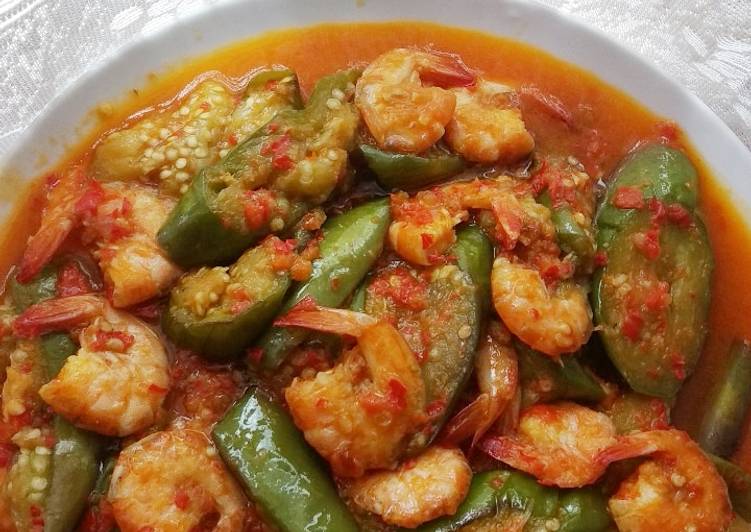 5 Cara Membuat Balado udang terong ijo yang Cepat - cookandrecipe.com