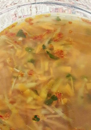صورة لوصفة شوربة الجزر