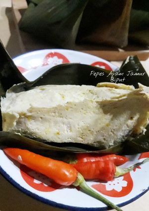 Foto resep Pepes Ayam Jamur