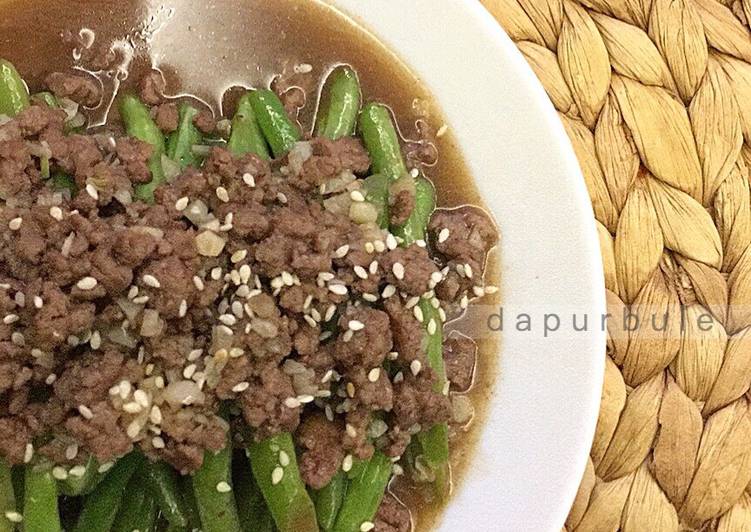 Langkah Membuat Buncis Daging Giling Lezat