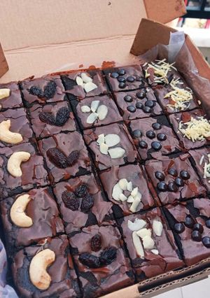 Foto resep Fudgy brownies shiny oven tangkring,tanpa loyang sekat