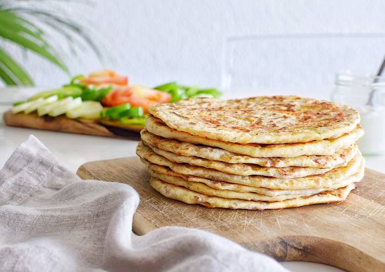 TORTILLAS CASERAS con Queso y Jamón Dulce