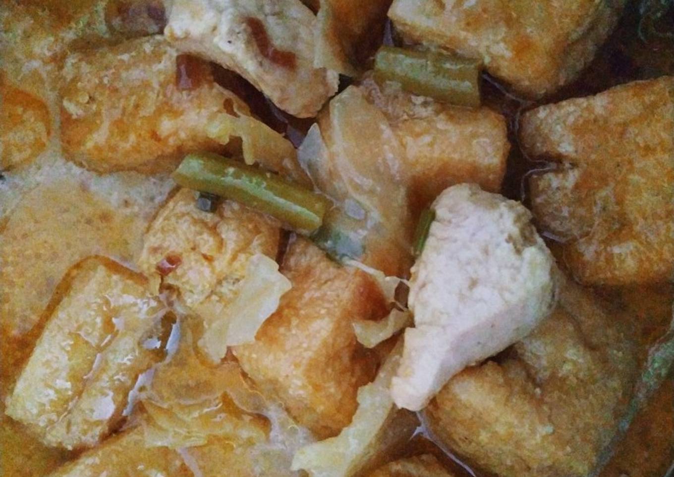 Gulai Tahu Ayam