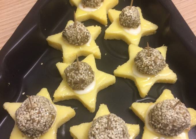 Ricetta di Veloce Lenticchie e polenta