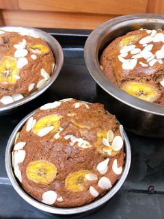Hình của món Bánh chuối cacao hạnh nhân 🥧🍌.