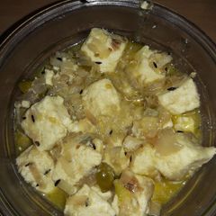 A picture of Dahi Paneer.