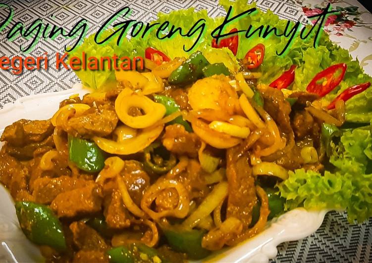 Resipi Daging Goreng Kunyit Kelantan Oleh Cg Zila Zoom Cookpad