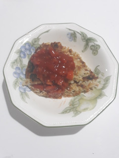 Una foto de Tortilla arroztún y pebre
