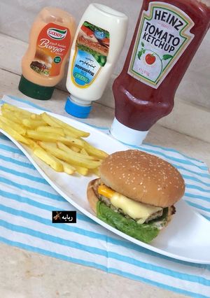 صورة لوصفة برجر دجاج🍔