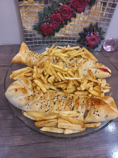 A picture of Chicken bread 😋😋.