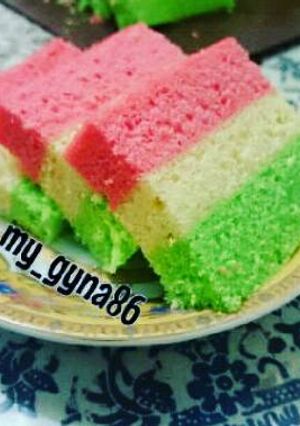 Foto resep Bolu Kukus 3 Warna