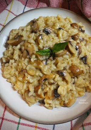 صورة لوصفة ريزوتتو بالفطر Risotta ai funghi