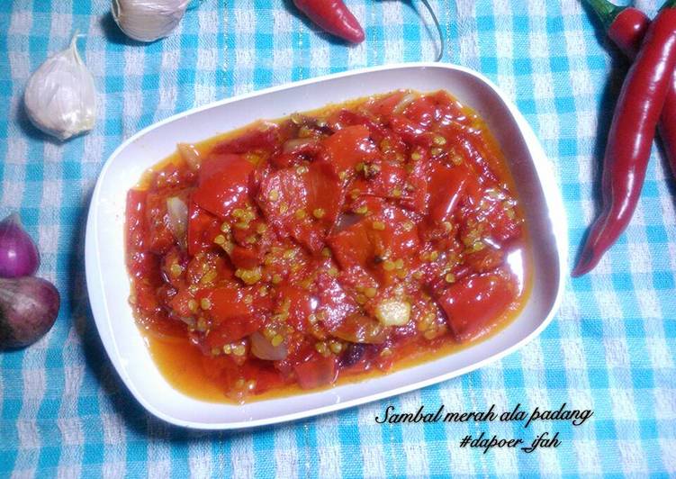 Recipe: Tasty Sambal merah ala padang