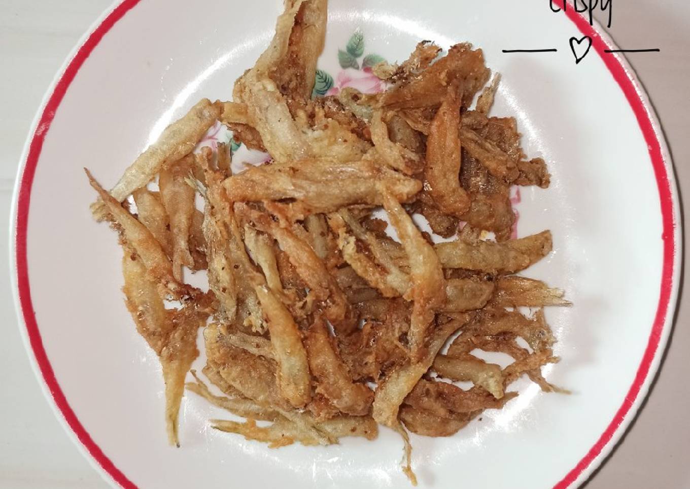 Ikan bilis crispy