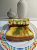 Roti Bakar Isi Vla Matcha