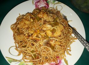 صورة لوصفة سباغيتي 😋😋