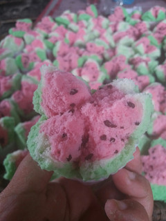 Foto resep Bolu kukus semangka