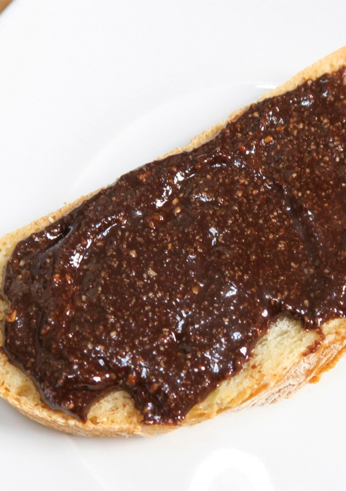 Una foto de Nutella vegana
