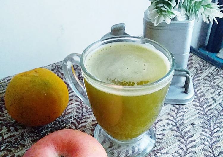 Cara Gampang Membuat Jus Baper😄 (Bayam,apel,jeruk) Anti Gagal