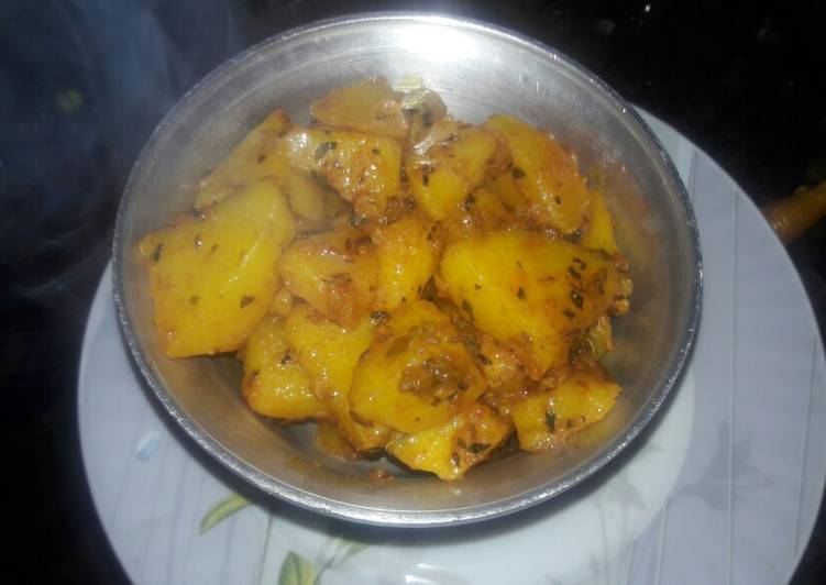 Recipe of Ultimate Jeera aloo