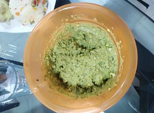 Una foto de Guacamole suave