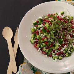 A picture of Feta and Cucumber Salad.