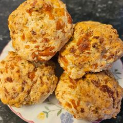 A picture of Rosemary, parmesan and garlic biscuits.