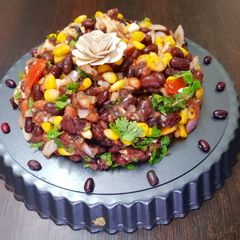 A picture of Mexican salad.